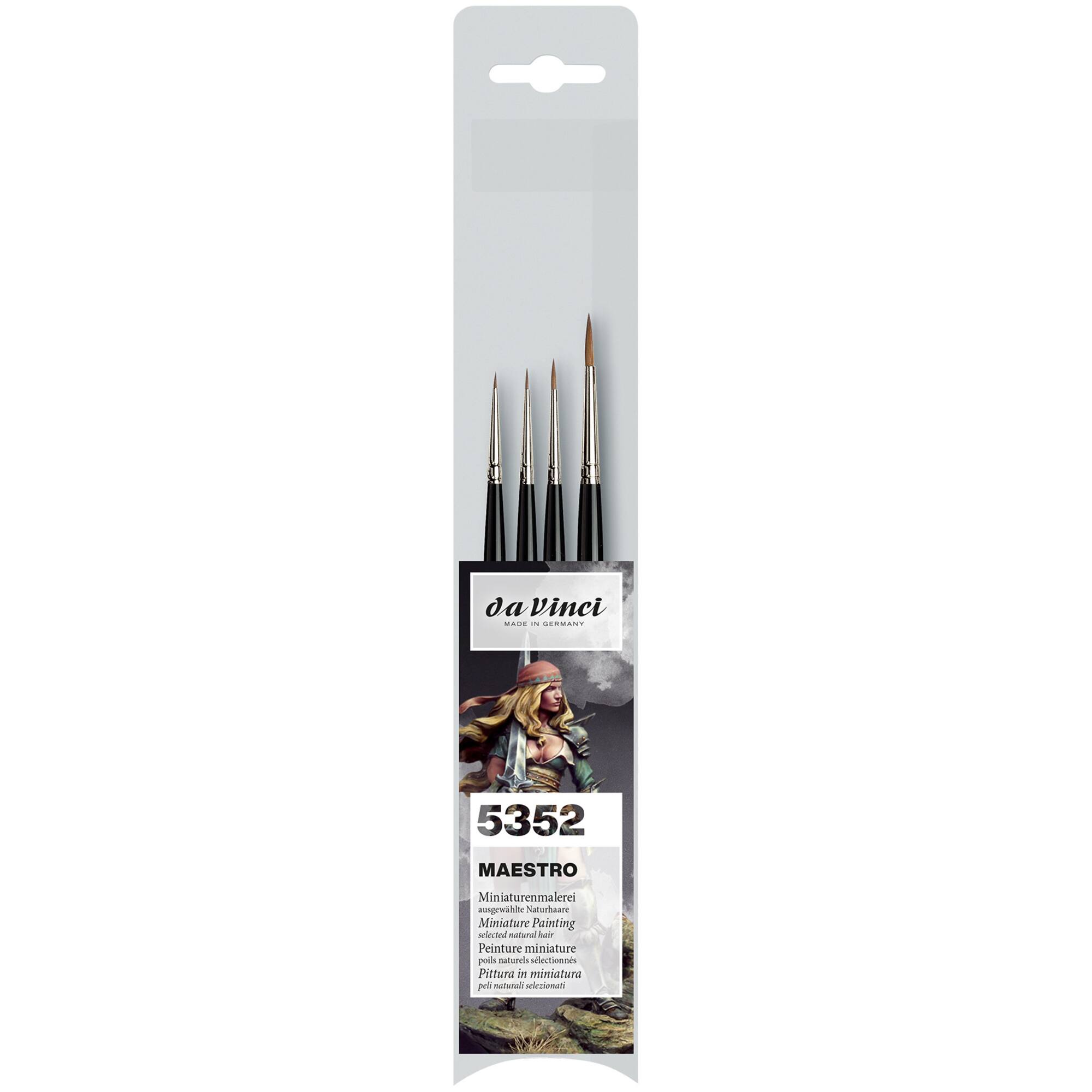 da Vinci MAESTRO Series 10 4 Piece Brush Set